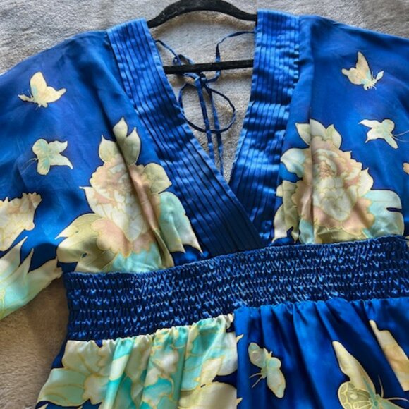 Sue Wong Silk Cocktail Dress - Picture 4 of 6